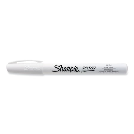 Sharpie Marker, SharpiePoint, Fine, White 37315